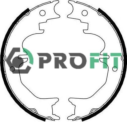 Profit 5001-4120 - Комплект гальм, барабанний механізм autocars.com.ua