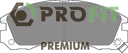 Profit 5005-0765 - Тормозные колодки, дисковые, комплект autodnr.net