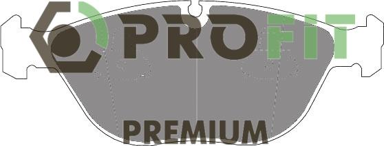Profit 5005-1001 - Тормозные колодки, дисковые, комплект autodnr.net