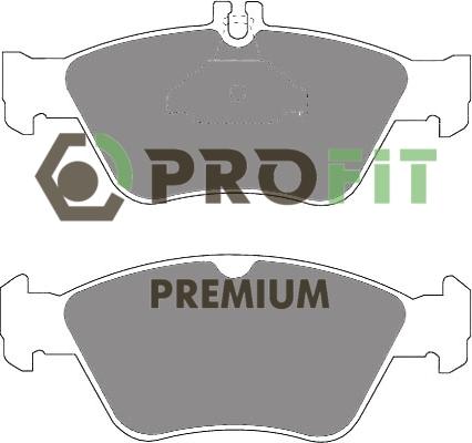 Profit 5005-1049 - Тормозные колодки, дисковые, комплект autodnr.net