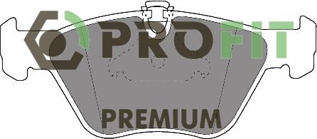 Profit 5005-1073 - Тормозные колодки, дисковые, комплект autodnr.net