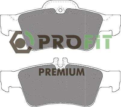 Profit 5005-1526 - Тормозные колодки, дисковые, комплект autodnr.net
