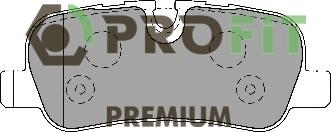 Profit 5005-1613 - Гальмівні колодки, дискові гальма autocars.com.ua