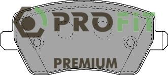 Profit 5005-1617 - Тормозные колодки, дисковые, комплект autodnr.net