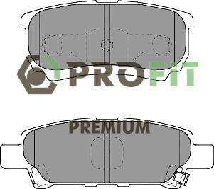 Profit 5005-1839 - Тормозные колодки, дисковые, комплект autodnr.net