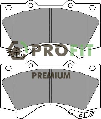 Profit 5005-4229 - Гальмівні колодки, дискові гальма autocars.com.ua