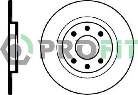 Profit 5010-0051 - Тормозной диск avtokuzovplus.com.ua