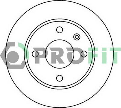 Profit 5010-0183 - Гальмівний диск autocars.com.ua