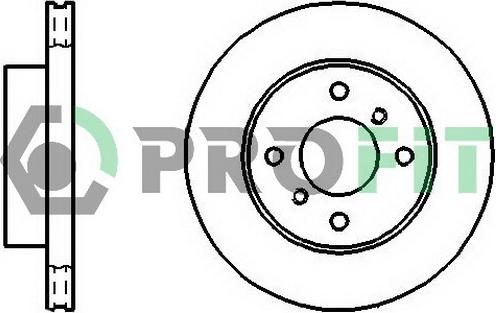 Profit 5010-0260 - Тормозной диск avtokuzovplus.com.ua