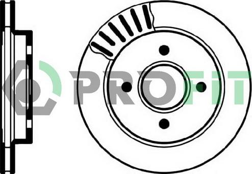 Profit 5010-0479 - Гальмівний диск autocars.com.ua