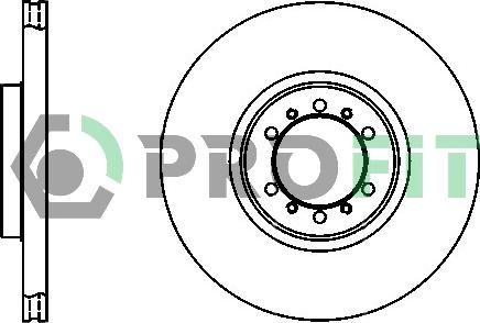 Profit 5010-1212 - Гальмівний диск autocars.com.ua