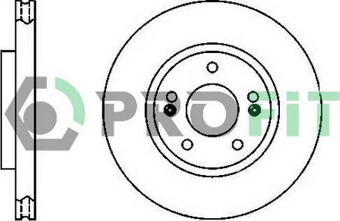 Profit 5010-1292 - Гальмівний диск autocars.com.ua