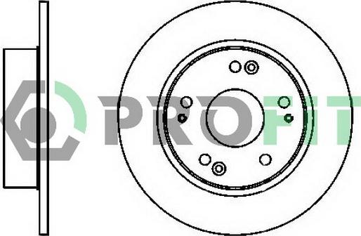 Profit 5010-1390 - Гальмівний диск autocars.com.ua