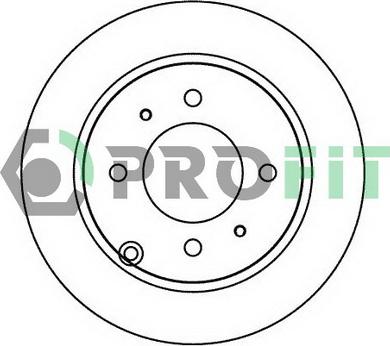 Profit 5010-1448 - Гальмівний диск autocars.com.ua