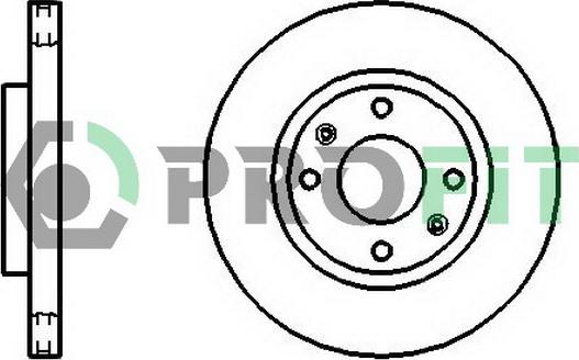 Profit 5010-1522 - Гальмівний диск autocars.com.ua