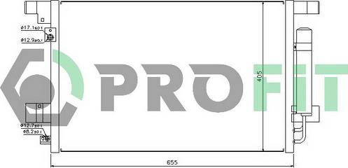 Profit PR 1605C1 - Конденсатор кондиционера autodnr.net