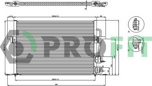 Profit PR 2533C1 - Конденсатор кондиционера autodnr.net