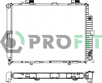 Profit PR 3564A1 - Радиатор, охлаждение двигателя autodnr.net