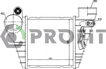 Profit PR 9558T1 - Интеркулер autocars.com.ua