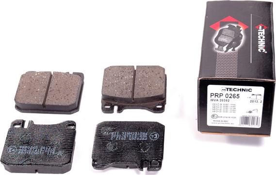 Protechnic PRP0265 - Гальмівні колодки, дискові гальма autocars.com.ua