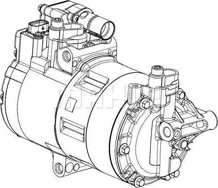 PSH 095.455.001.310 - Компресор, кондиціонер autocars.com.ua