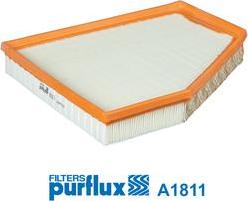 Purflux A1811 - Повітряний фільтр autocars.com.ua