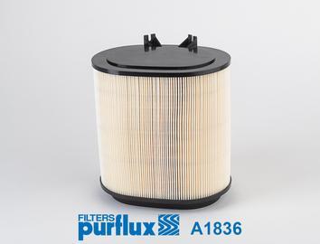 Purflux A1836 - Повітряний фільтр autocars.com.ua