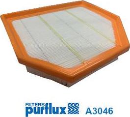 Purflux A3046 - Воздушный фильтр avtokuzovplus.com.ua