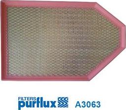 Purflux A3063 - Повітряний фільтр autocars.com.ua