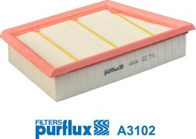 Purflux A3102 - Повітряний фільтр autocars.com.ua