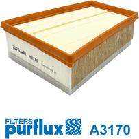 Purflux A3170 - Повітряний фільтр autocars.com.ua