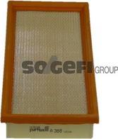 Purflux A366 - Повітряний фільтр autocars.com.ua