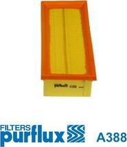 Purflux A388 - Повітряний фільтр autocars.com.ua