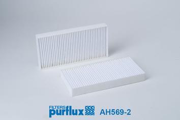 Purflux AH569-2 - Фільтр, повітря у внутрішній простір autocars.com.ua