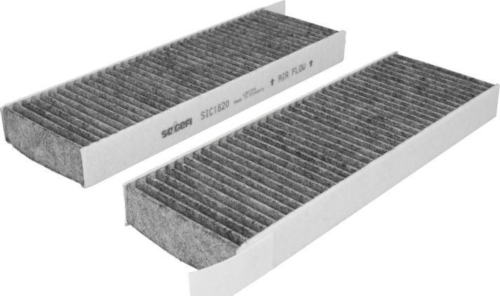 Purflux AHC261-2 - Фільтр, повітря у внутрішній простір autocars.com.ua