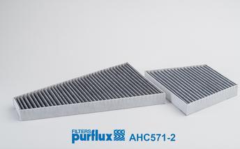 Purflux AHC571-2 - Фільтр, повітря у внутрішній простір autocars.com.ua