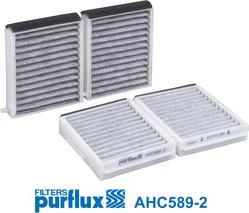 Purflux AHC589-2 - Фильтр воздуха в салоне avtokuzovplus.com.ua