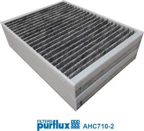 Purflux AHC710-2 - Фільтр, повітря у внутрішній простір autocars.com.ua