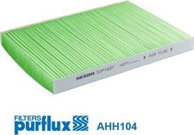 Purflux AHH104 - Фільтр, повітря у внутрішній простір autocars.com.ua