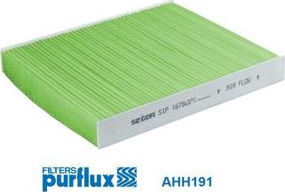 Purflux AHH191 - Фільтр, повітря у внутрішній простір autocars.com.ua