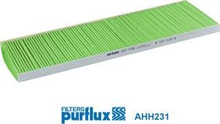 Purflux AHH231 - Фільтр, повітря у внутрішній простір autocars.com.ua
