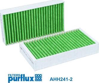 Purflux AHH241-2 - Фільтр, повітря у внутрішній простір autocars.com.ua