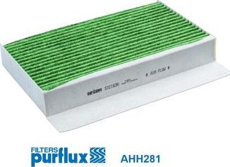 Purflux AHH281 - Фільтр, повітря у внутрішній простір autocars.com.ua