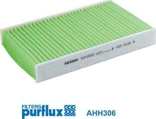 Purflux AHH306 - Фільтр, повітря у внутрішній простір autocars.com.ua