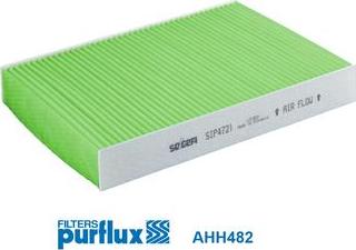Purflux AHH482 - Фільтр, повітря у внутрішній простір autocars.com.ua