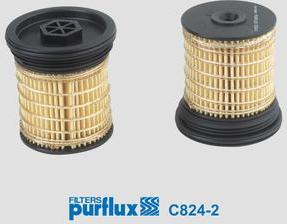 Purflux C824-2 - Паливний фільтр autocars.com.ua