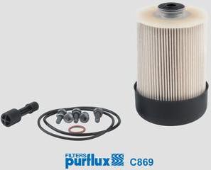 Purflux C869 - Паливний фільтр autocars.com.ua