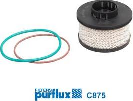 Purflux C875 - Топливный фильтр avtokuzovplus.com.ua