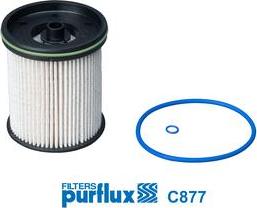 Purflux C877 - Топливный фильтр avtokuzovplus.com.ua