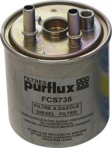 Purflux FCS738 - Топливный фильтр autodnr.net